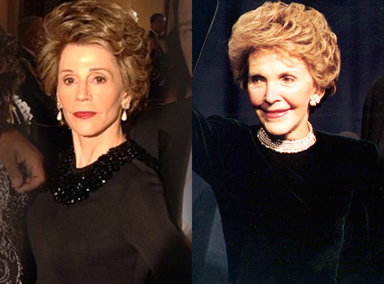 Jane Fonda, Nancy Reagan Jane Fonda, Nancy Reagan